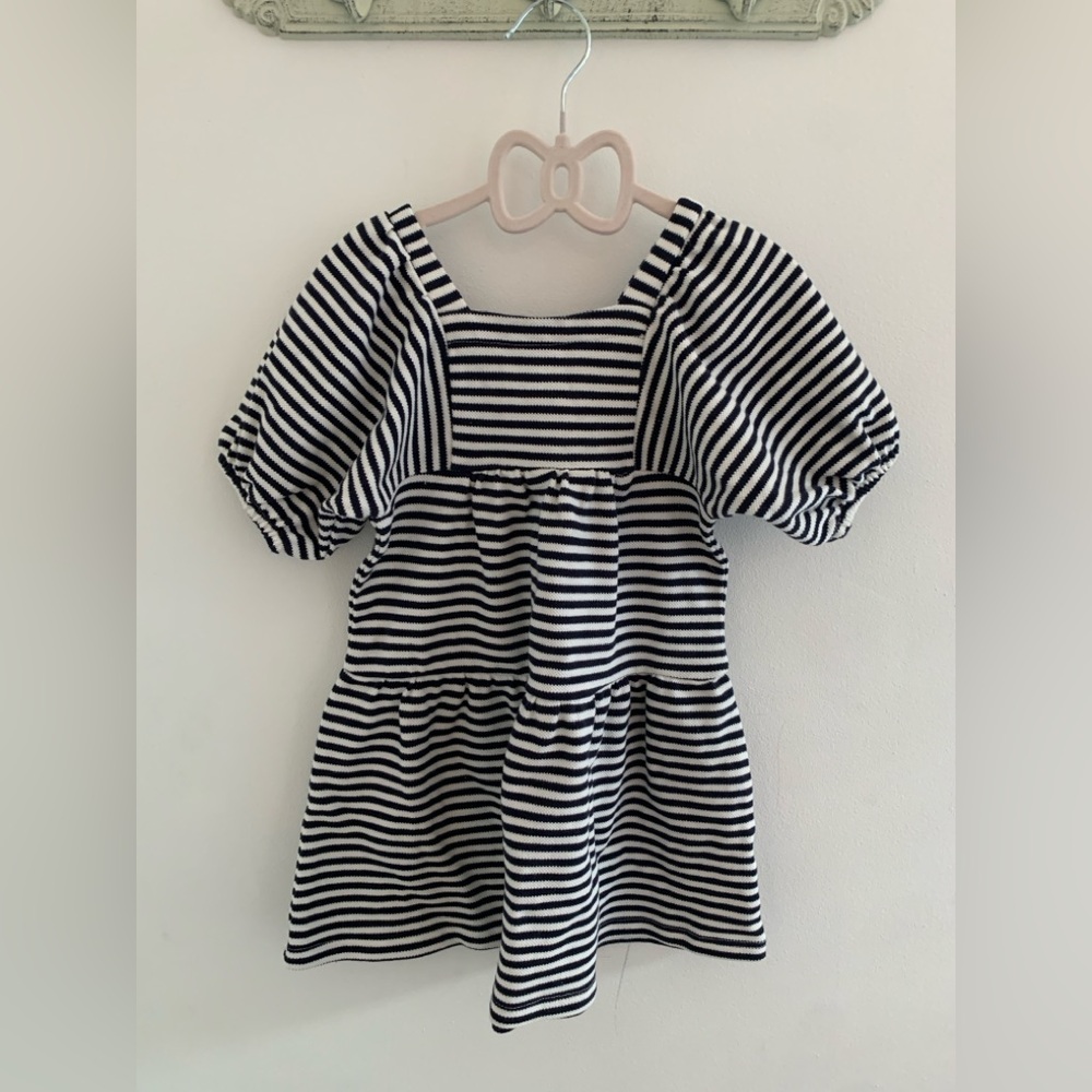 Navy and White Striped dress Seed Australia size 3T